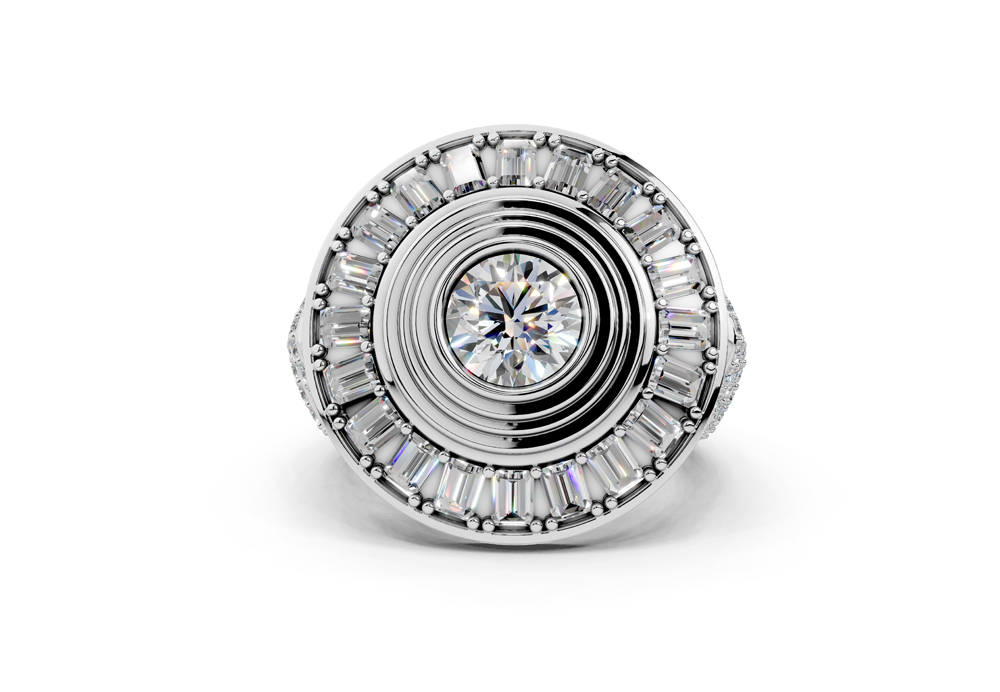 Bague vintage pour homme - Thumbnail