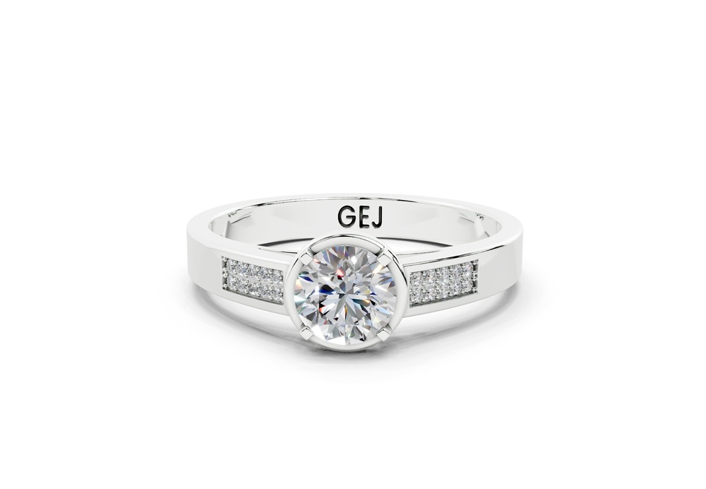 Bagues de fiançailles solitaires - Thumbnail