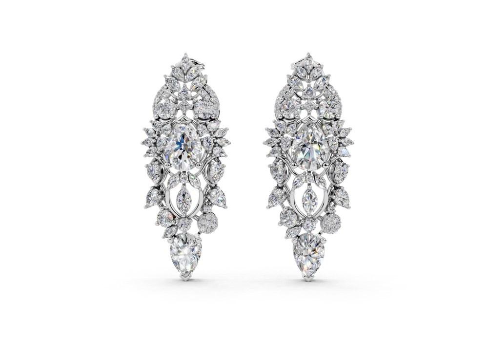 Boucles d'oreilles de luxe - Thumbnail