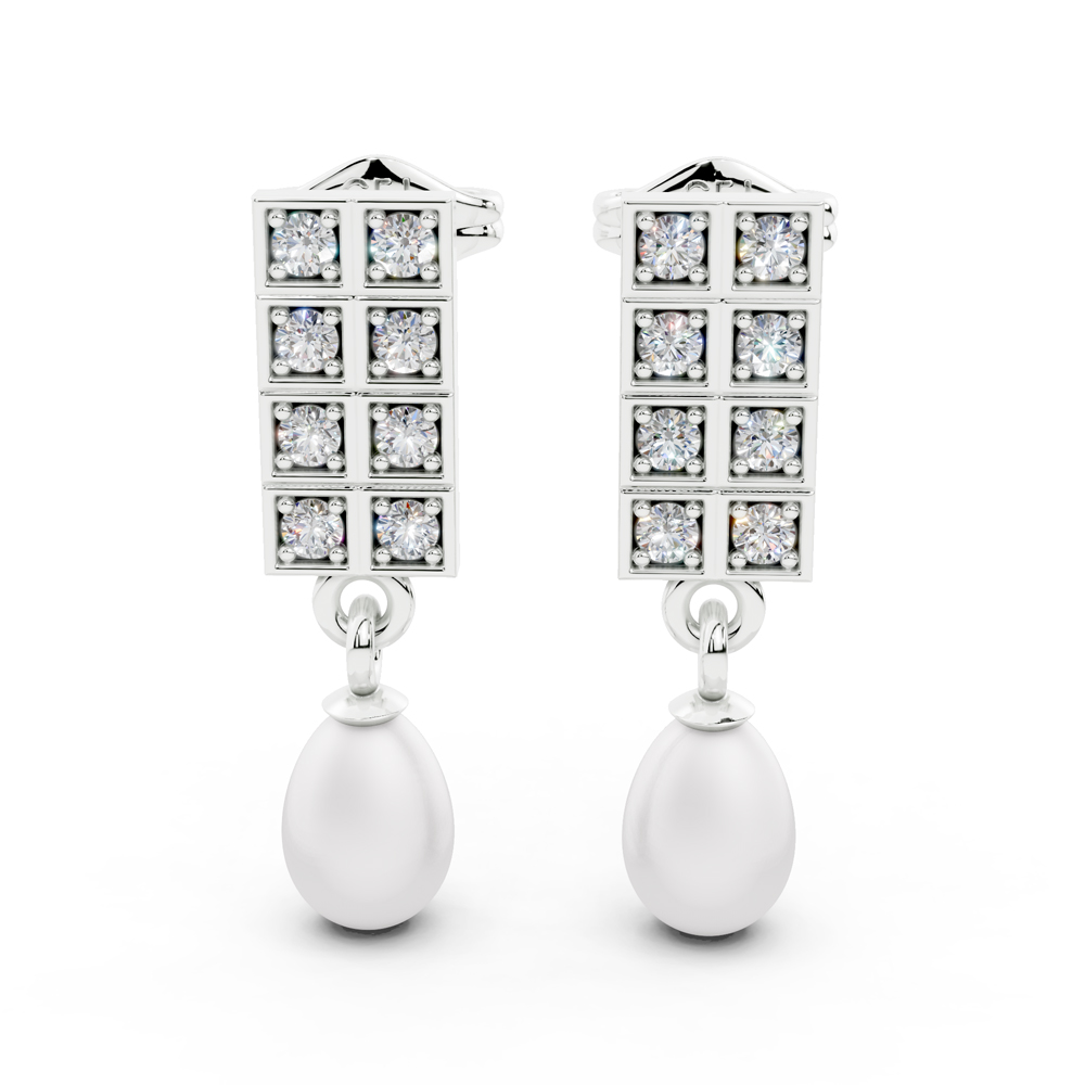 Boucles d'oreilles en perles - Thumbnail