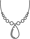necklace vector